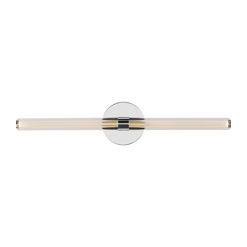 Visual Comfort Modern - LED Vanity - Reiya Round - Chrome- Union Lighting Luminaires Decor