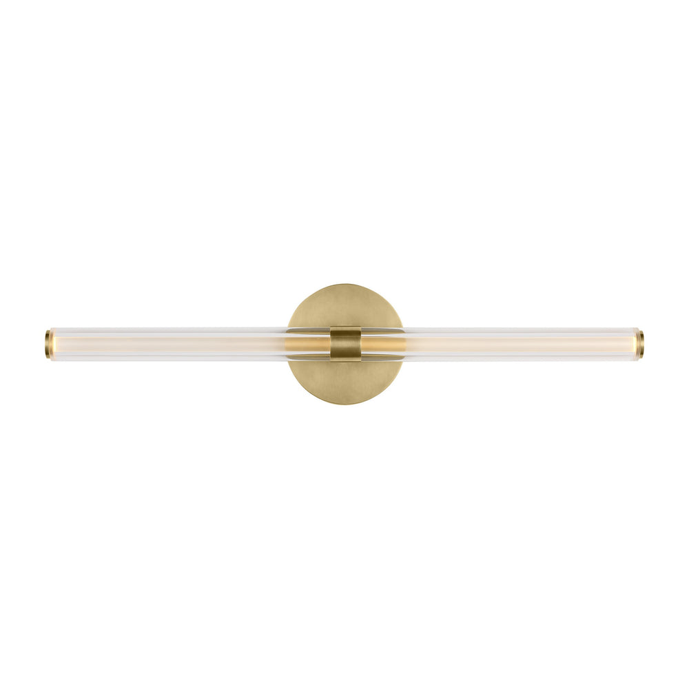 Visual Comfort Modern - LED Vanity - Reiya Round - Hand-Rubbed Antique Brass- Union Lighting Luminaires Decor