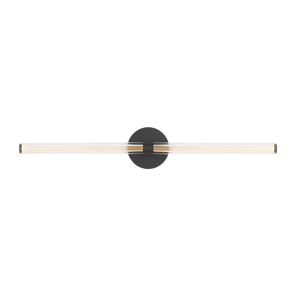Visual Comfort Modern - LED Vanity - Reiya Round - Nightshade Black- Union Lighting Luminaires Decor