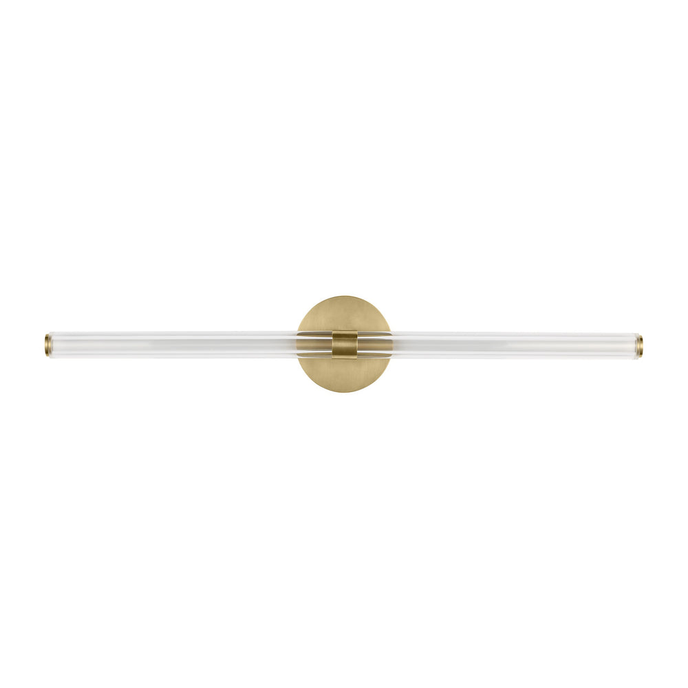 Visual Comfort Modern - LED Vanity - Reiya Round - Hand-Rubbed Antique Brass- Union Lighting Luminaires Decor