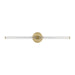 Visual Comfort Modern - LED Vanity - Reiya Round - Hand-Rubbed Antique Brass- Union Lighting Luminaires Decor