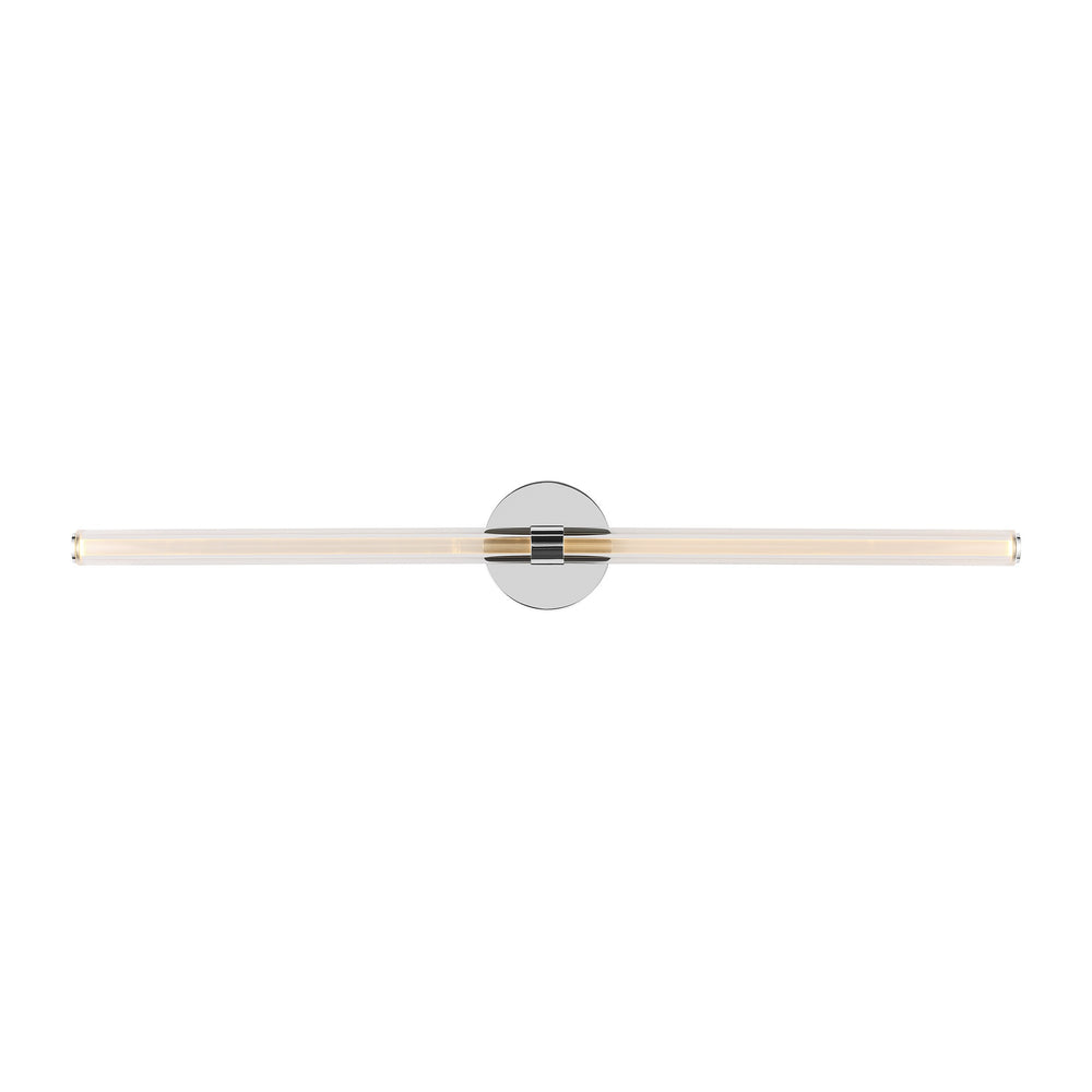 Visual Comfort Modern - LED Vanity - Reiya Round - Chrome- Union Lighting Luminaires Decor
