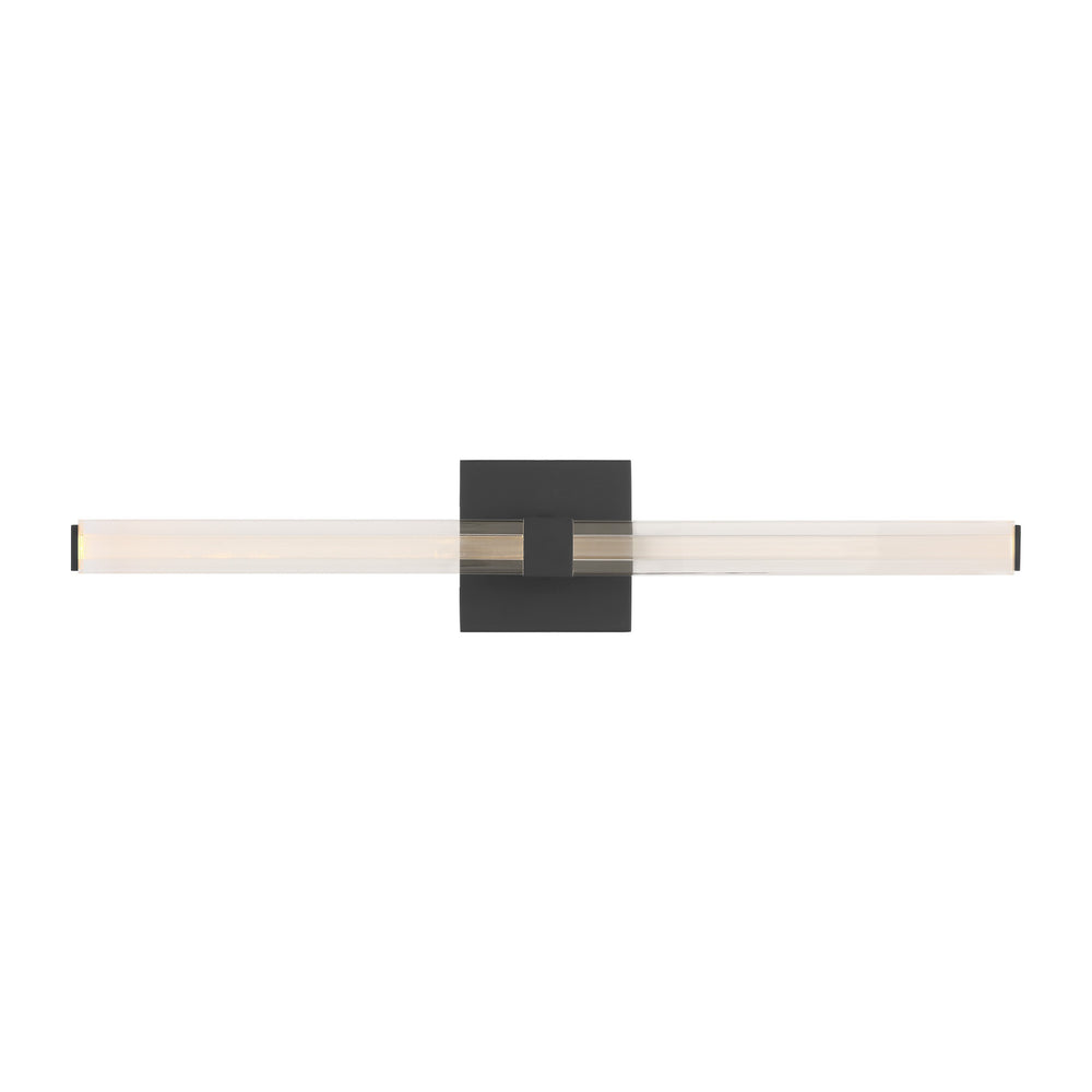 Visual Comfort Modern - LED Vanity - Reiya Square - Nightshade Black- Union Lighting Luminaires Decor
