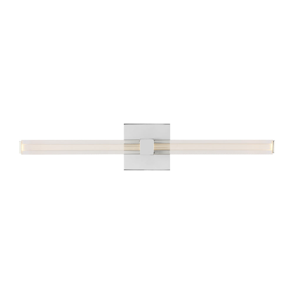 Visual Comfort Modern - LED Vanity - Reiya Square - Chrome- Union Lighting Luminaires Decor