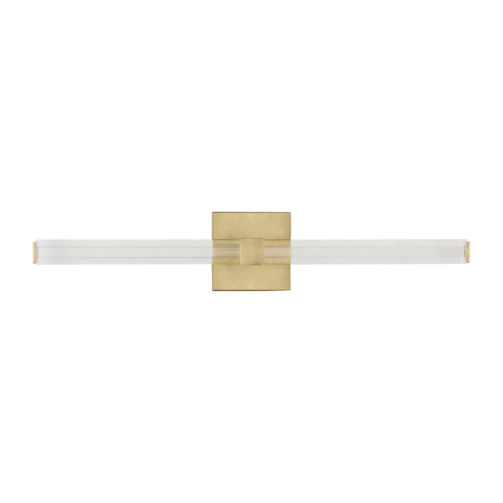 Visual Comfort Modern - LED Vanity - Reiya Square - Hand-Rubbed Antique Brass- Union Lighting Luminaires Decor
