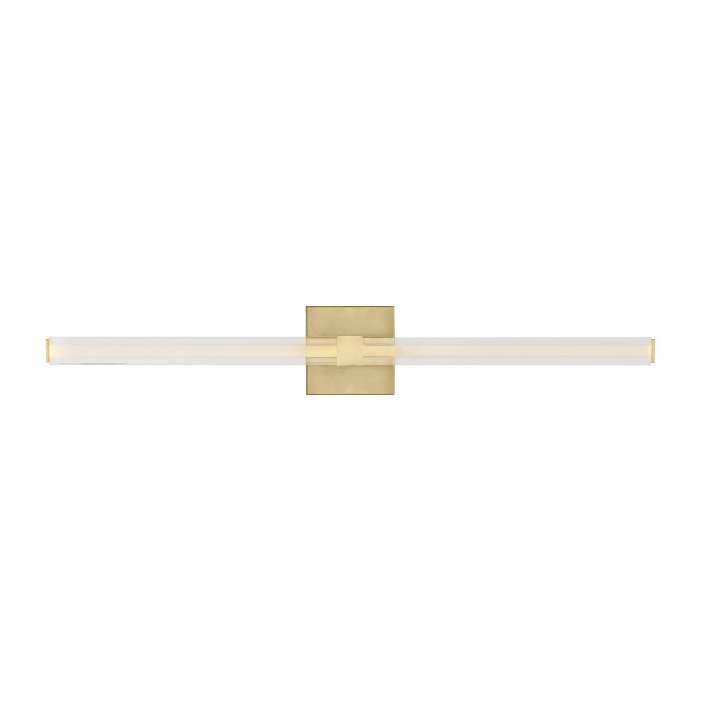 Visual Comfort Modern - LED Vanity - Reiya Square - Hand-Rubbed Antique Brass- Union Lighting Luminaires Decor