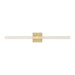 Visual Comfort Modern - LED Vanity - Reiya Square - Hand-Rubbed Antique Brass- Union Lighting Luminaires Decor
