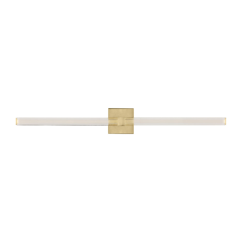 Visual Comfort Modern - LED Vanity - Reiya Square - Hand-Rubbed Antique Brass- Union Lighting Luminaires Decor
