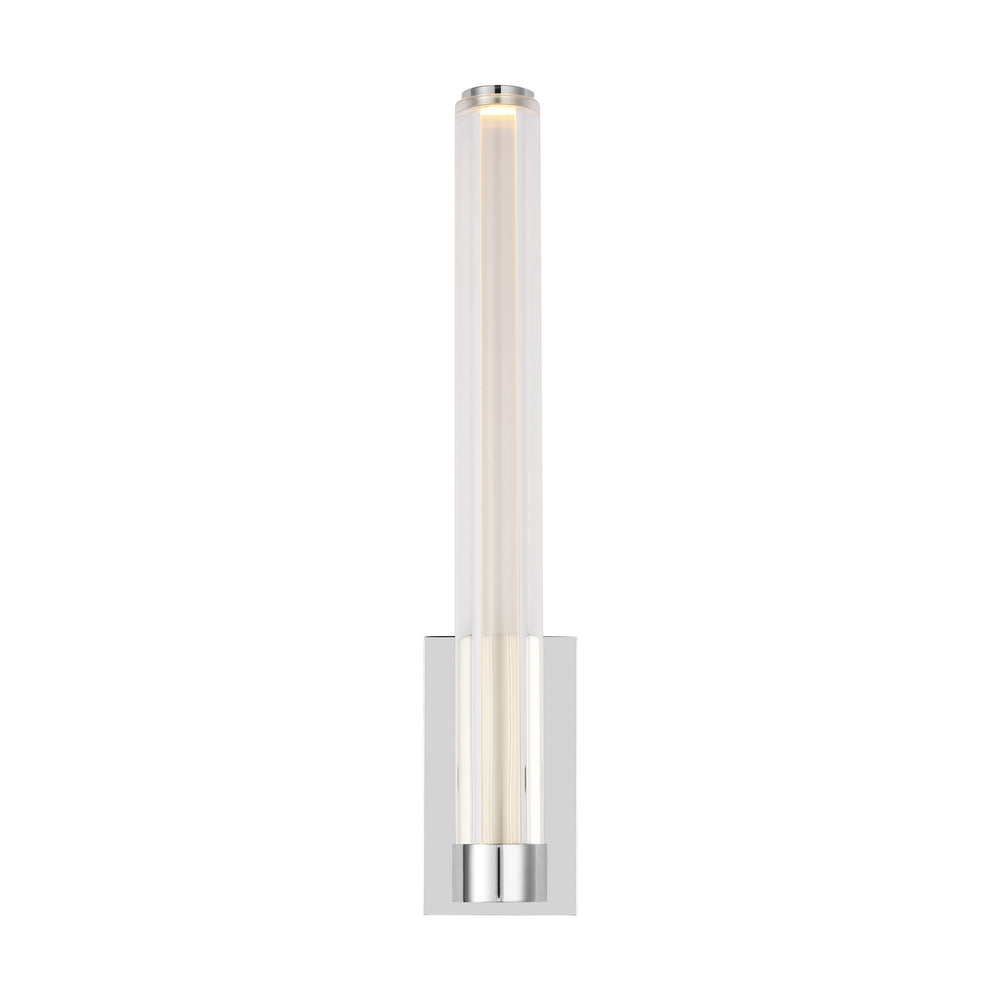 Visual Comfort Modern - LED Wall Sconce - Reiya Round - Chrome- Union Lighting Luminaires Decor