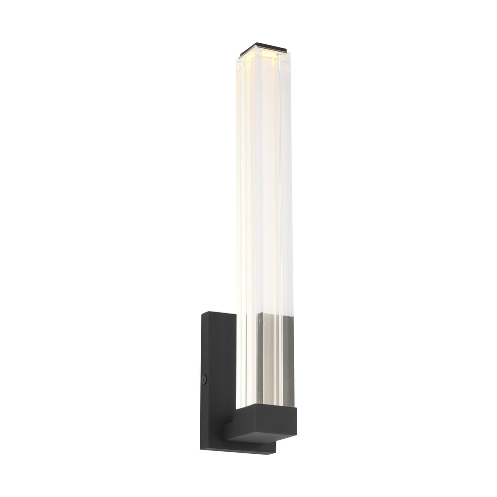 Visual Comfort Modern - LED Wall Sconce - Reiya Square - Nightshade Black- Union Lighting Luminaires Decor