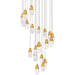 Schonbek Beyond - LED Pendant - Martini - Aged Brass- Union Lighting Luminaires Decor
