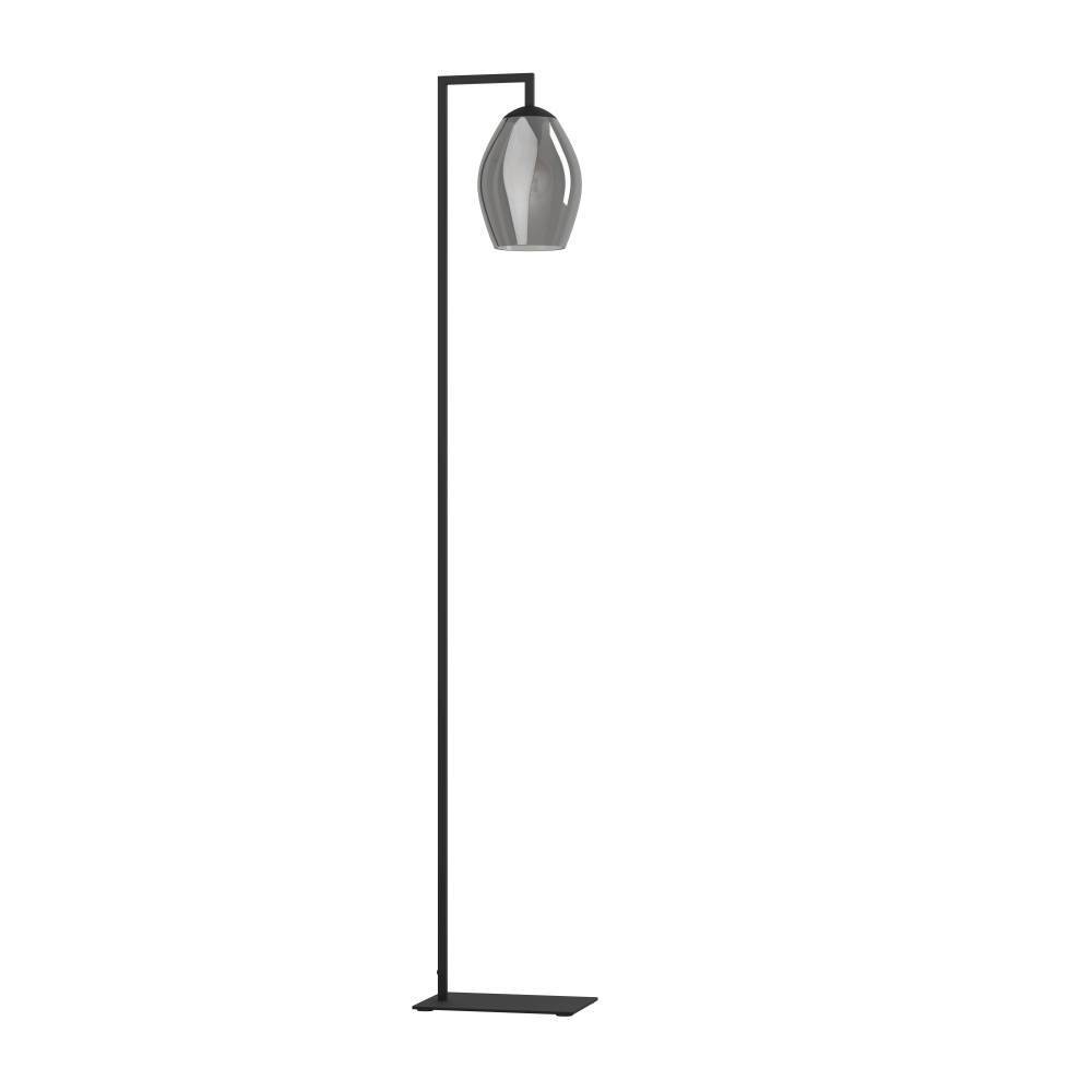 Eglo Canada - One Light Floor Lamp - Estanys - Matte Black- Union Lighting Luminaires Decor