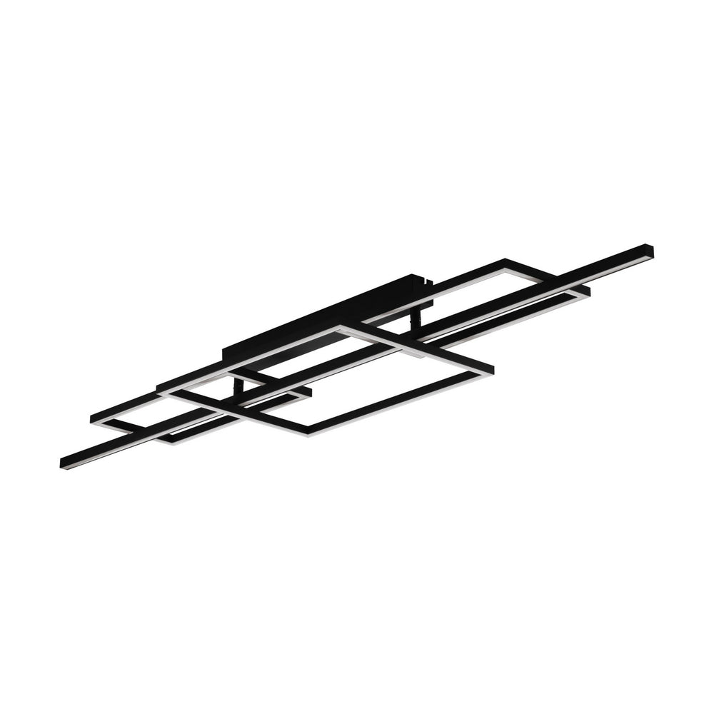 Eglo Canada - LED Ceiling Mount - Puebla - Black- Union Lighting Luminaires Decor