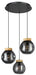 Eglo Canada - Three Light Pendant - Magacela - Black & Light Wood- Union Lighting Luminaires Decor