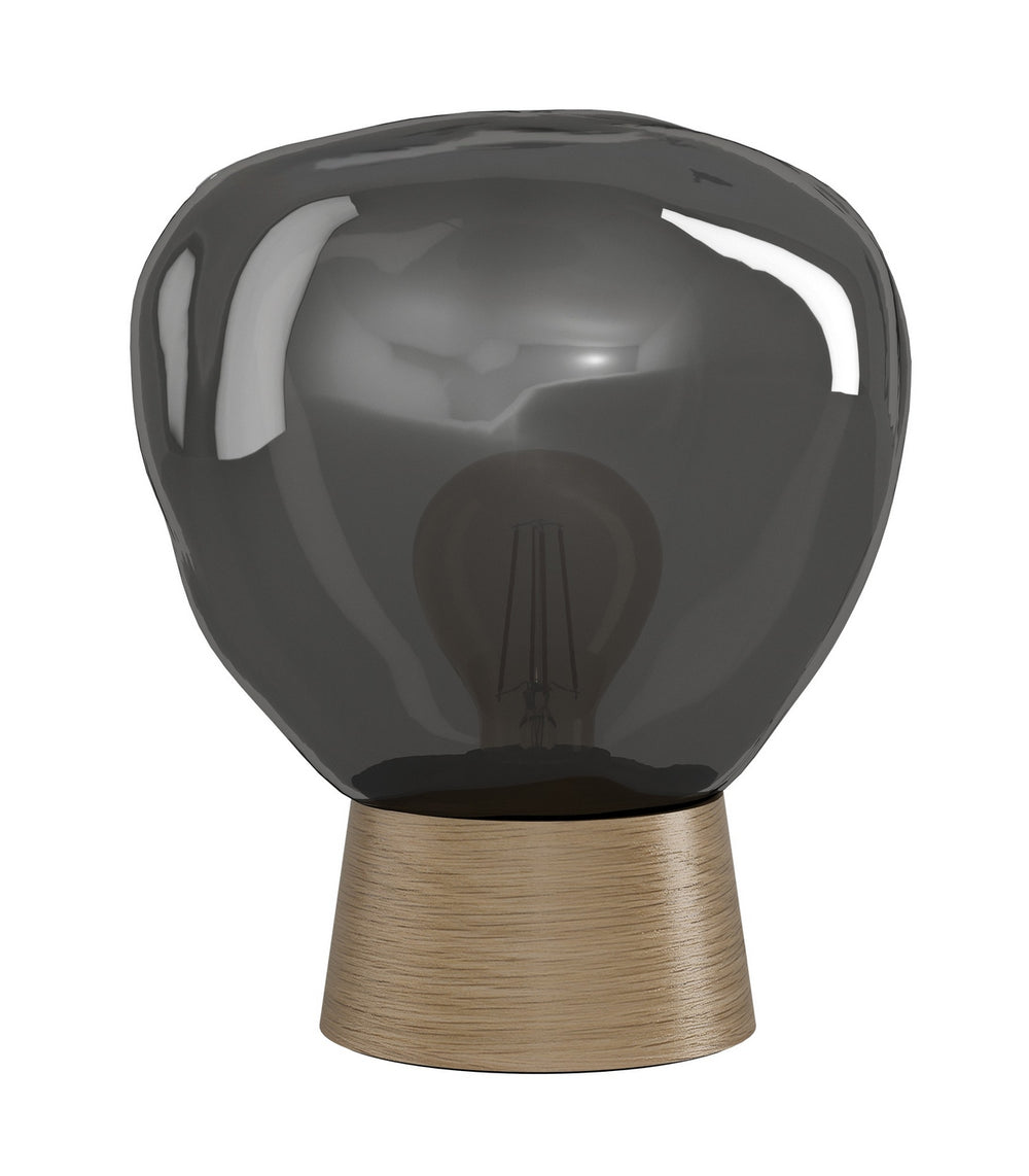 Eglo Canada - One Light Table Lamp - Magacela - Black & Light Wood- Union Lighting Luminaires Decor
