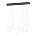 Eglo Canada - LED Linear Pendant - Espardello - Black- Union Lighting Luminaires Decor