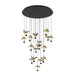 Eglo Canada - LED Pendant - Dracera - Black, Gold Leaf- Union Lighting Luminaires Decor