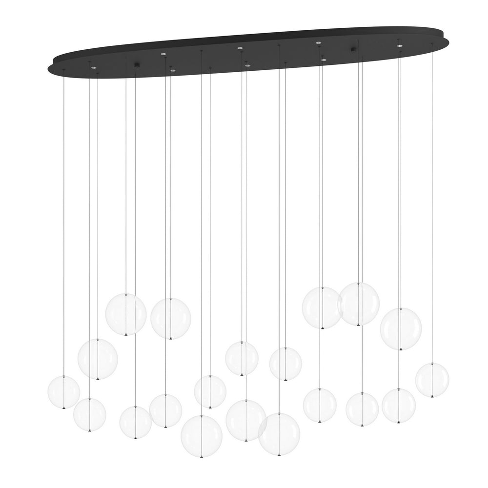 Eglo Canada - LED Linear Pendant - Espardello - Black- Union Lighting Luminaires Decor