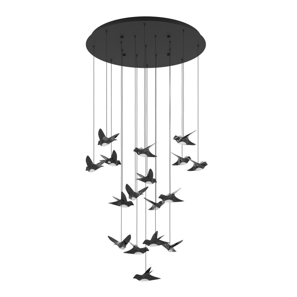 Eglo Canada - LED Pendant - Paratebueno - Black, Black Chrome- Union Lighting Luminaires Decor