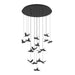 Eglo Canada - LED Pendant - Paratebueno - Black, Black Chrome- Union Lighting Luminaires Decor