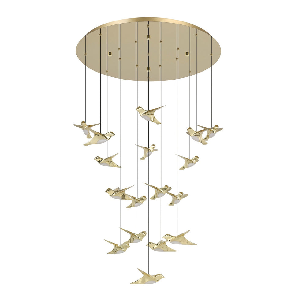 Eglo Canada - LED Pendant - Paratebueno 2 - Brass- Union Lighting Luminaires Decor