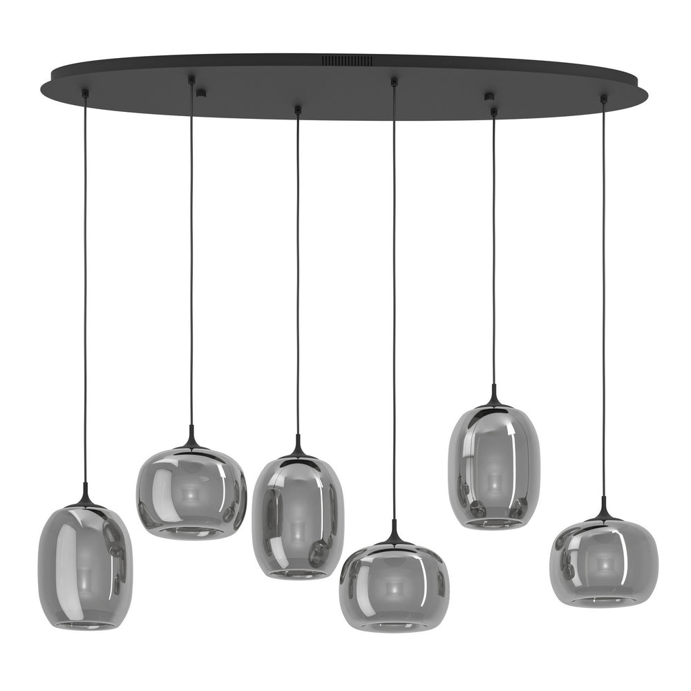 Eglo Canada - LED Linear Pendant - Larva - Black- Union Lighting Luminaires Decor