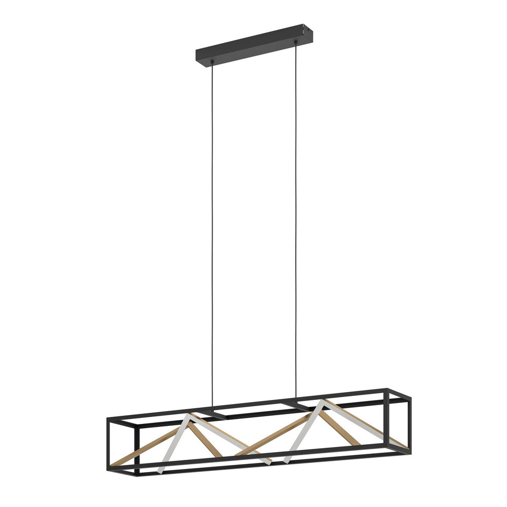 Eglo Canada - LED Linear Pendant - Penela - Black / Gold- Union Lighting Luminaires Decor