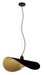 Eglo Canada - One Light Pendant - Saceda - Black, Gold Leaf- Union Lighting Luminaires Decor