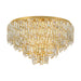 Eglo Canada - Ten Light Ceiling Mount - Calmeilles - Brass- Union Lighting Luminaires Decor