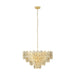Eglo Canada - Ten Light Pendant - Calmeilles - Brass- Union Lighting Luminaires Decor