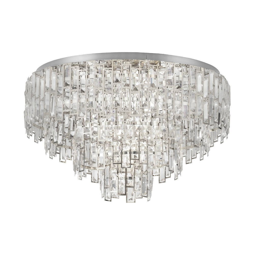 Eglo Canada - Ten Light Ceiling Mount - Calmeilles - Chrome- Union Lighting Luminaires Decor