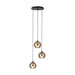 Eglo Canada - Three Light Pendant - Lemorieta - Black- Union Lighting Luminaires Decor
