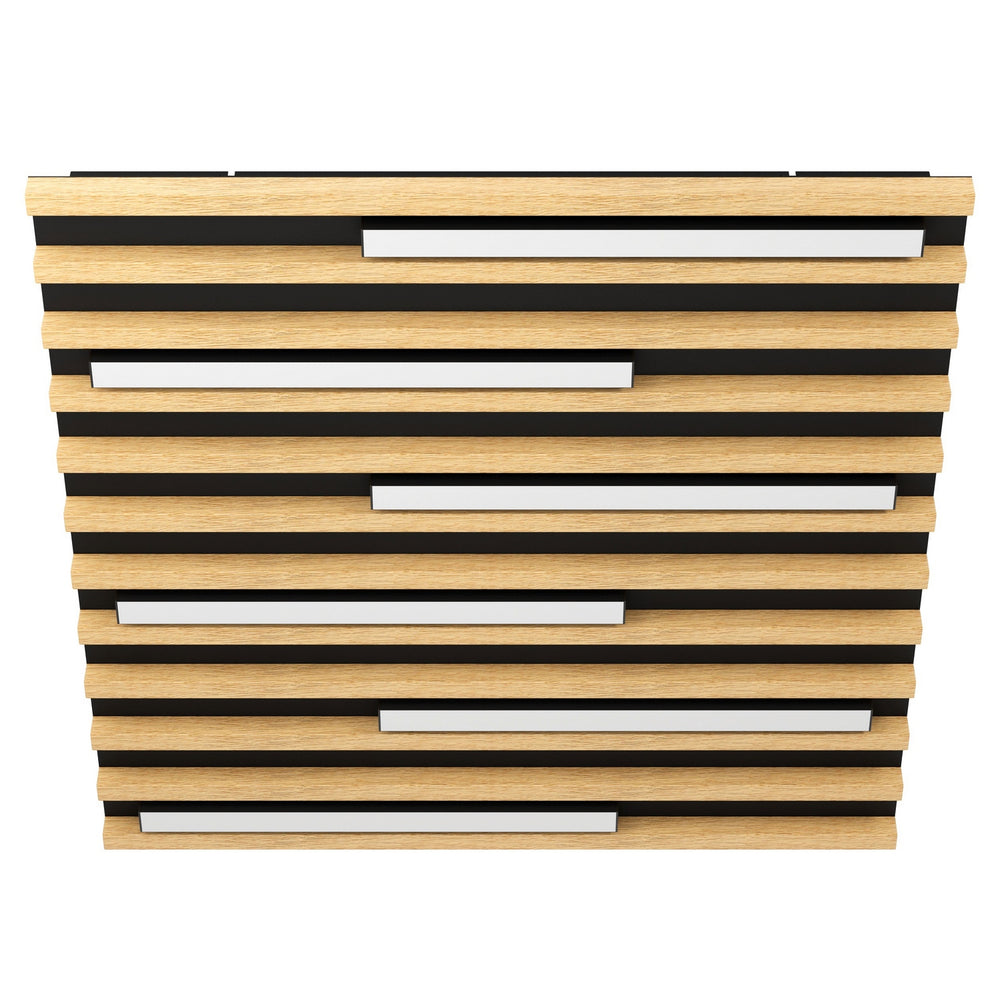 Eglo Canada - LED Ceiling Mount - Marreira - Natural, Black- Union Lighting Luminaires Decor