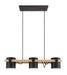 Eglo Canada - Three Light Pendant - Hornwood - Black- Union Lighting Luminaires Decor