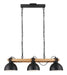 Eglo Canada - Three Light Linear Pendant - Lubenham - Black- Union Lighting Luminaires Decor