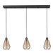 Eglo Canada - Three Light Pendant - Adwickle - Black- Union Lighting Luminaires Decor