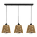 Eglo Canada - Three Light Pendant - Lavister - Black- Union Lighting Luminaires Decor