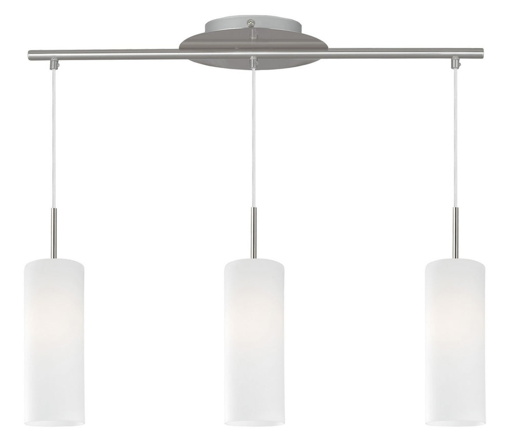 Eglo Canada - Three Light Pendant - Troy 3 - Matte Nickel- Union Lighting Luminaires Decor
