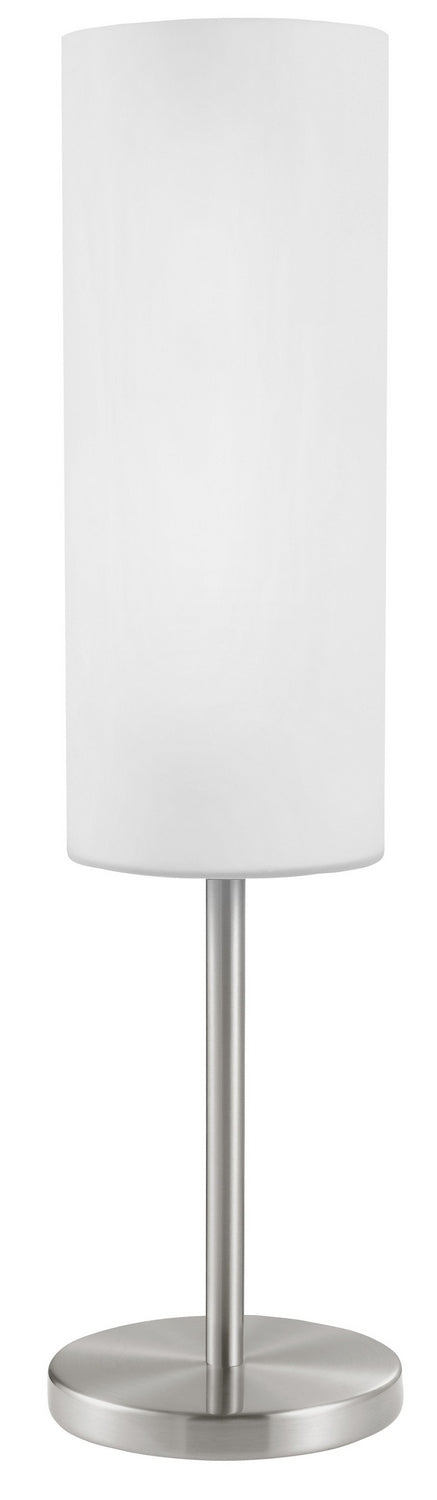 Eglo Canada - One Light Table Lamp - Troy 3 - Matte Nickel- Union Lighting Luminaires Decor