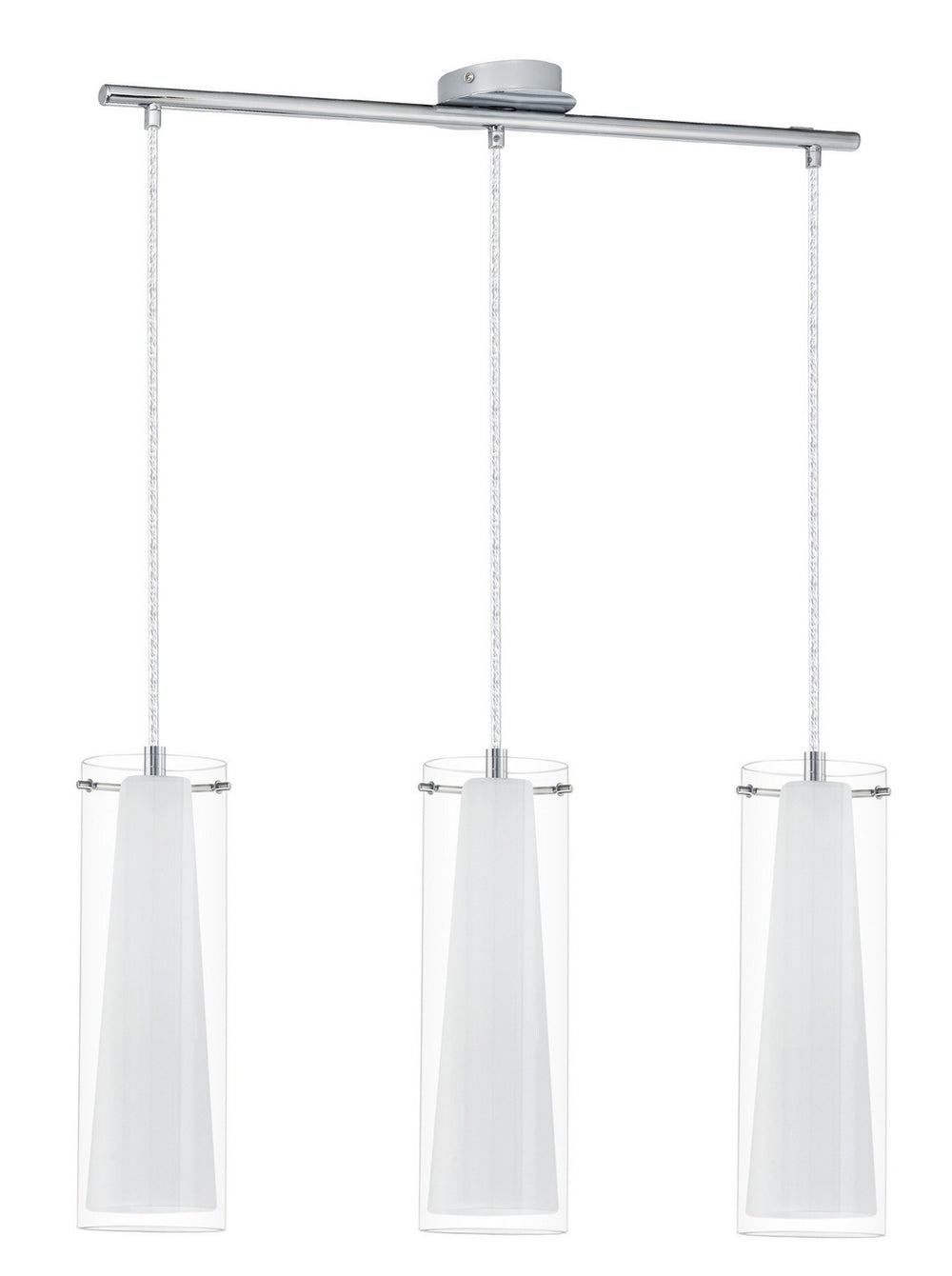 Eglo Canada - Three Light Pendant - Pinto - Chrome- Union Lighting Luminaires Decor