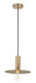Eglo Canada - One Light Mini Pendant - Escandell - Brushed Gold- Union Lighting Luminaires Decor