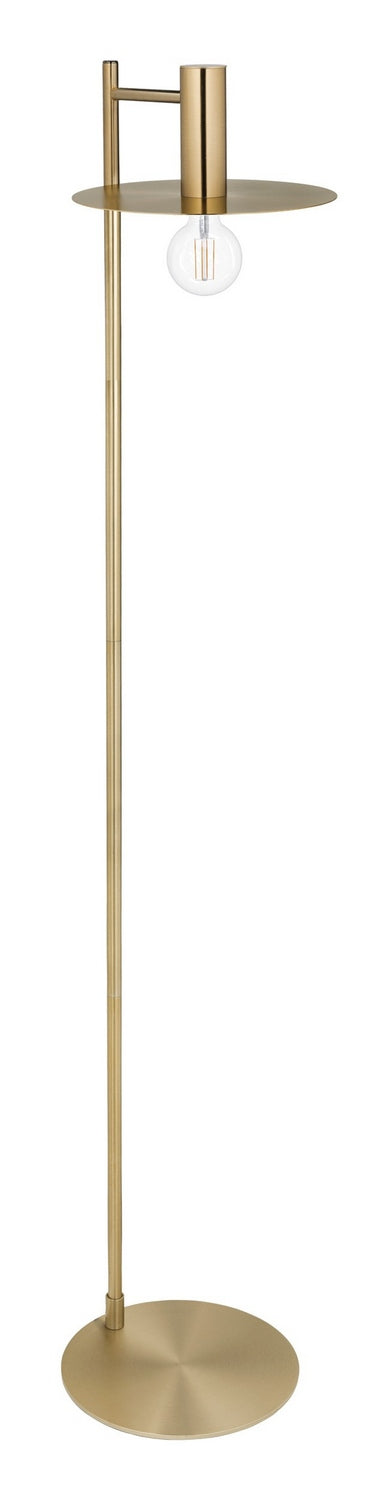 Eglo Canada - One Light Floor Lamp - Escandell - Brushed Gold- Union Lighting Luminaires Decor