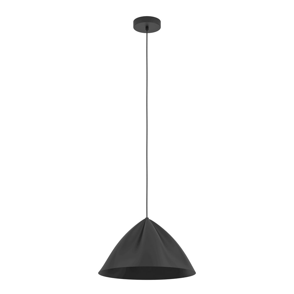 Eglo Canada - One Light Pendant - Podere - Structured Black- Union Lighting Luminaires Decor