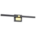 Eglo Canada - LED Bath/Vanity - Pierro - Matte Black, Brushed Brass- Union Lighting Luminaires Decor