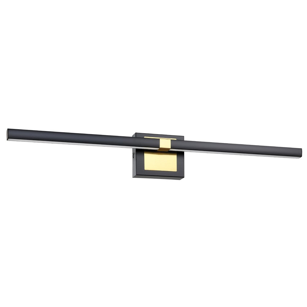Eglo Canada - LED Bath/Vanity - Pierro - Matte Black, Brushed Brass- Union Lighting Luminaires Decor