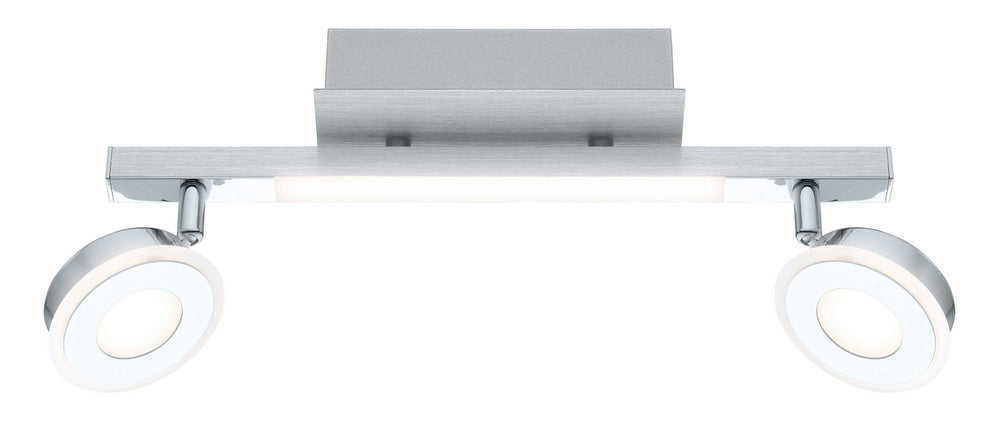 Eglo Canada - LED Fixed Track Light - Cardillio - Brushed Aluminum & Chrome- Union Lighting Luminaires Decor
