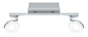 Eglo Canada - LED Fixed Track Light - Cardillio - Brushed Aluminum & Chrome- Union Lighting Luminaires Decor