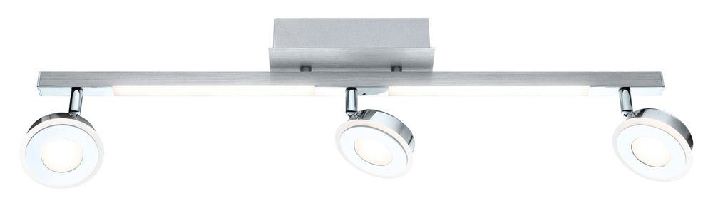 Eglo Canada - LED Fixed Track Light - Cardillio - Brushed Aluminum & Chrome- Union Lighting Luminaires Decor