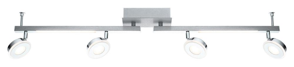 Eglo Canada - LED Fixed Track Light - Cardillio - Brushed Aluminum & Chrome- Union Lighting Luminaires Decor