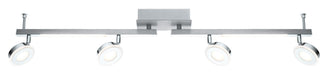 Eglo Canada - LED Fixed Track Light - Cardillio - Brushed Aluminum & Chrome- Union Lighting Luminaires Decor